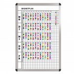 Klassen-Plantafel,  8 Stunden Mo-Fr, für 15 Klassen, 103x77 cm, 